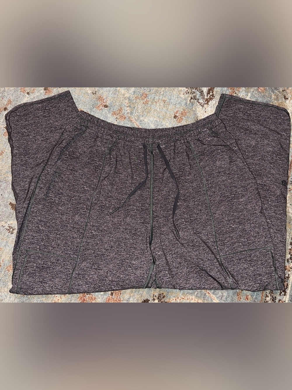 Lululemon Women’s Final Play Crop Pants - Heather Lux Multi Black